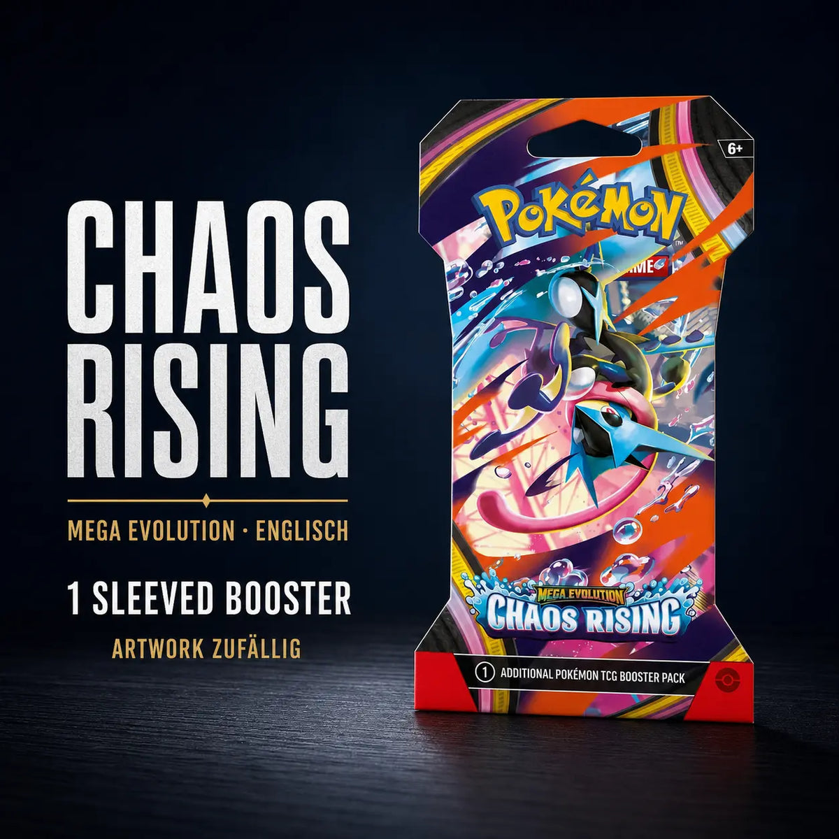 Pokemon Chaos Rising - Sleeved Booster