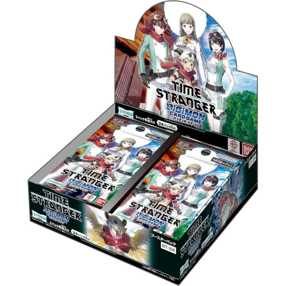 Digimon Card Game BT-24 Time Stranger Booster Display – 24 Packs, 106 Typen – bei CardsRfun