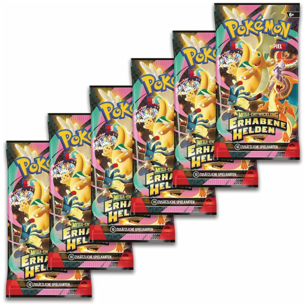 Pokemon Erhabene Helden Booster Bundle – Vorderansicht der Bundle-Box
