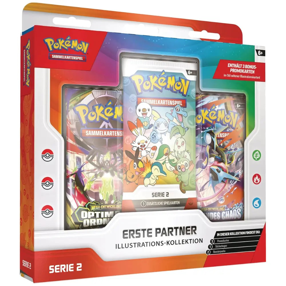 Pokemon Erste Partner Illustrations-Kollektion Serie 2 Box – Seitenansicht