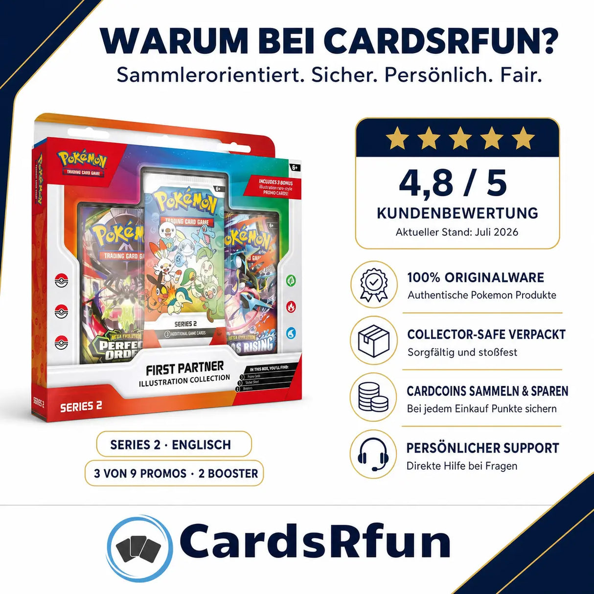 Pokemon First Partner Illustration Collection - Series 2