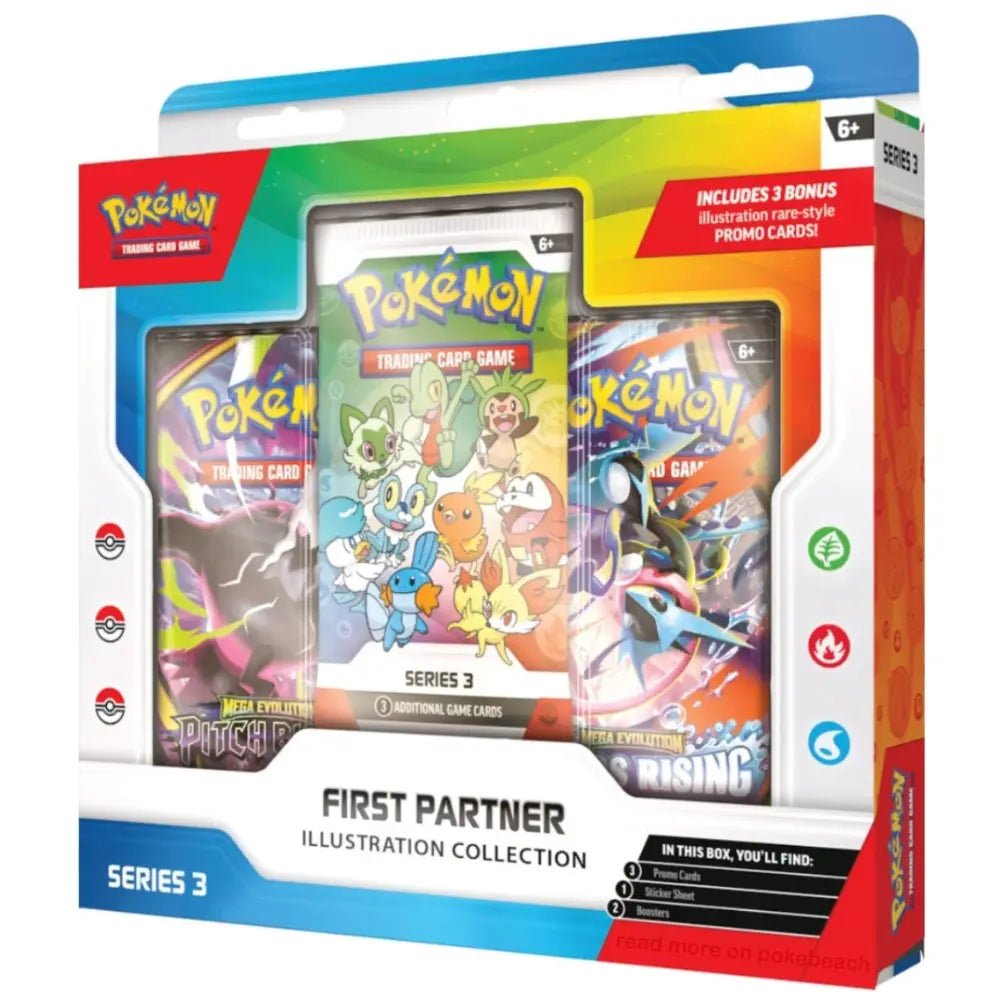 Pokemon First Partner Illustration Collection - Series 3 CardsRfun