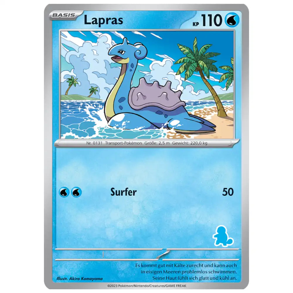 Lapras - Schiggy Stempel- Mein erstes Spiel (DE) CardsRfun
