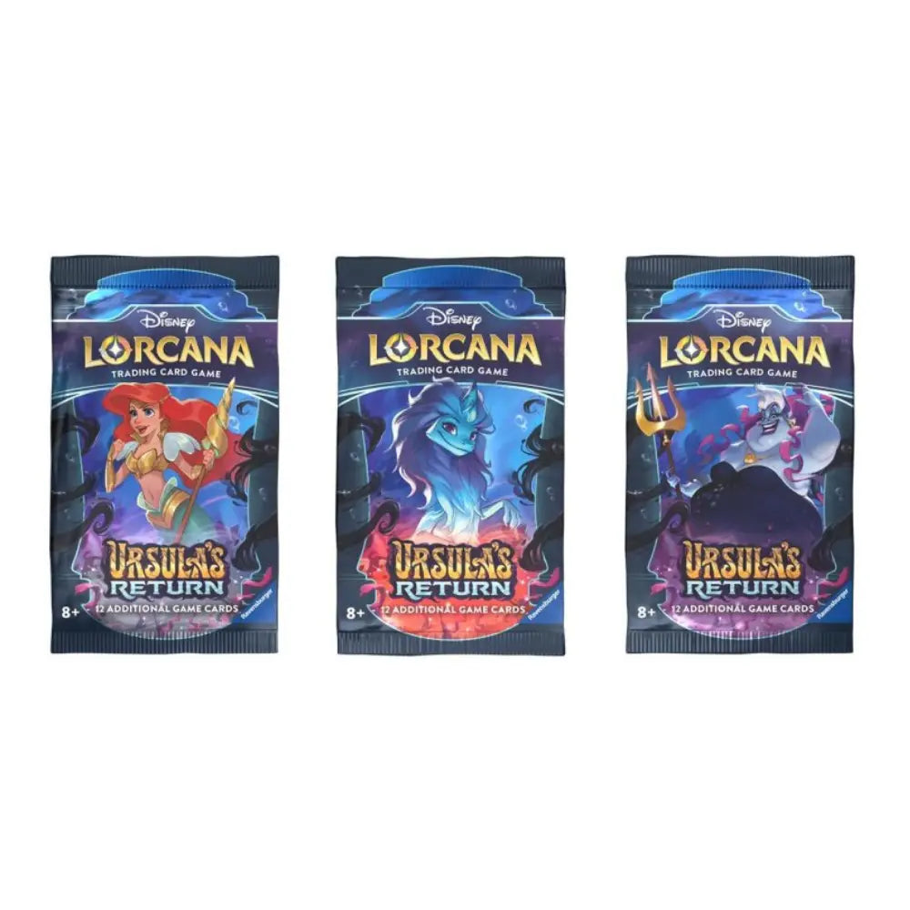 Disney Lorcana Ursula's Return Booster-Artworks – Ariel, Ursula, Floodborn – bei CardsRfun