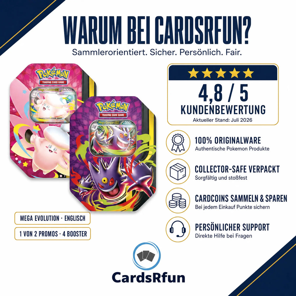 Pokémon Mega Moonlight Tin