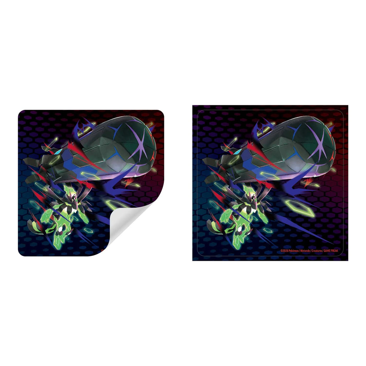 Wiederverwendbarer Tech-Sticker Mega Zygarde ex – bei CardsRfun