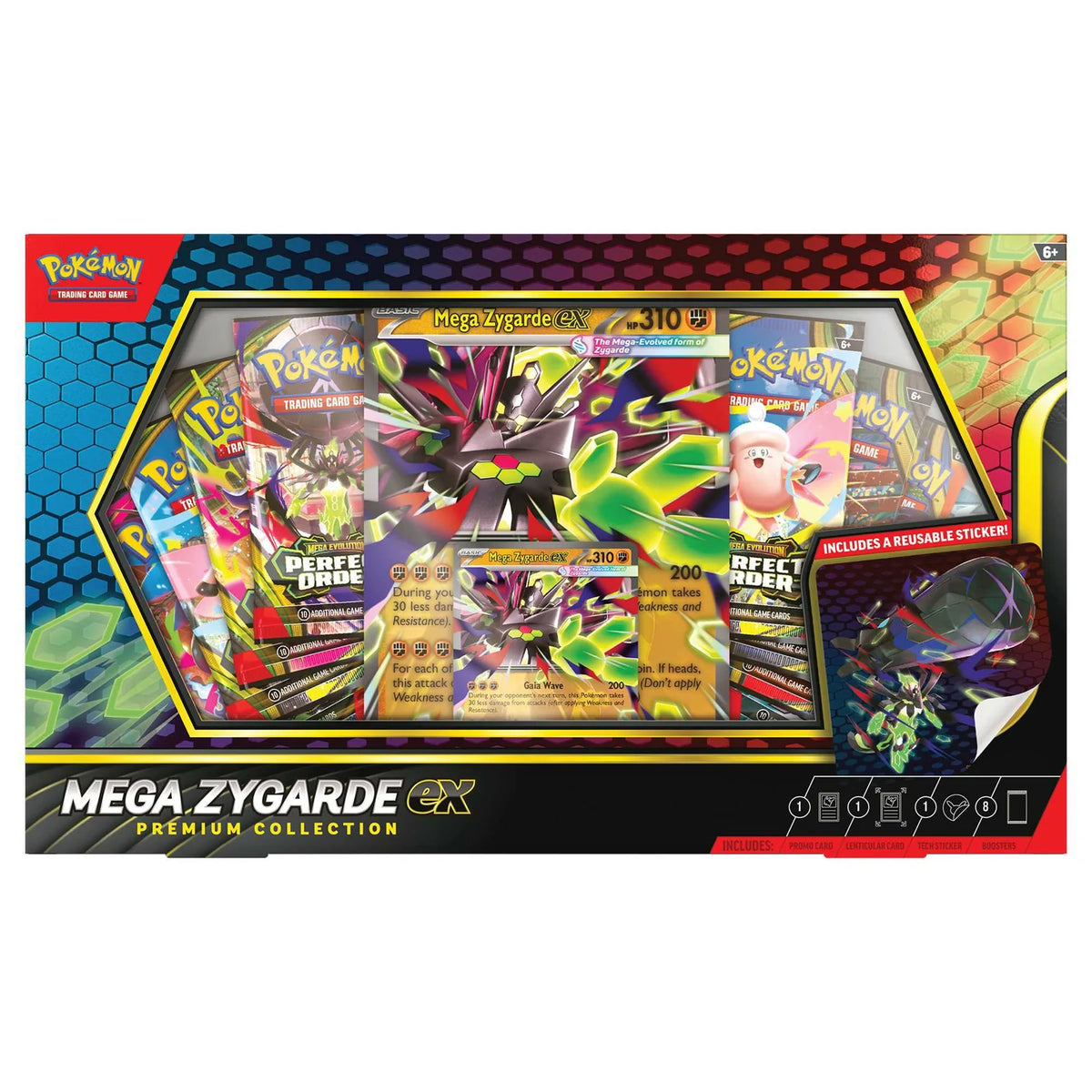 Pokemon Mega Zygarde ex Premium Collection alle Inhalte sichtbar – bei CardsRfun