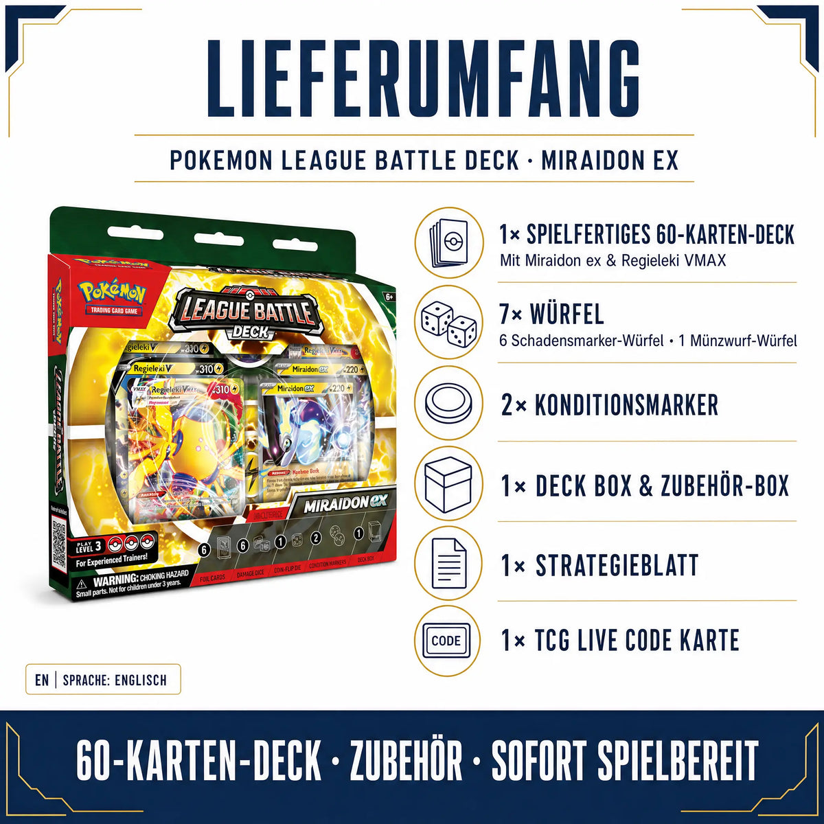 Pokemon League Battle Deck - Miraidon ex
