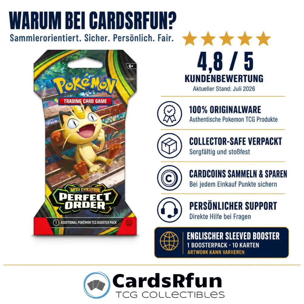 Pokemon Perfect Order Sleeved Booster
