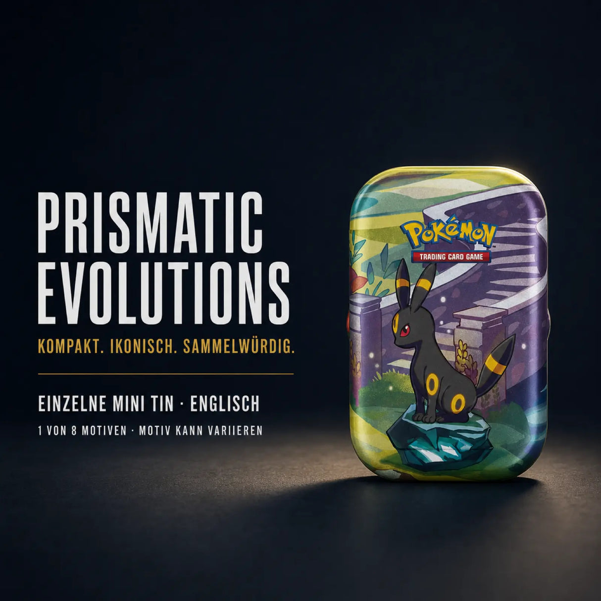 Pokemon Prismatic Evolutions - Mini Tin