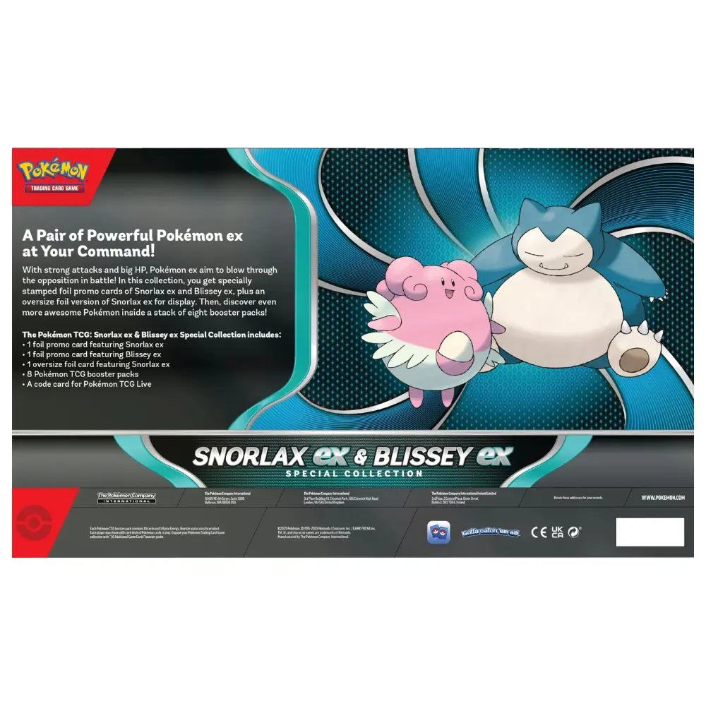 Pokemon Snorlax ex & Blissey ex Special Collection CardsRfun