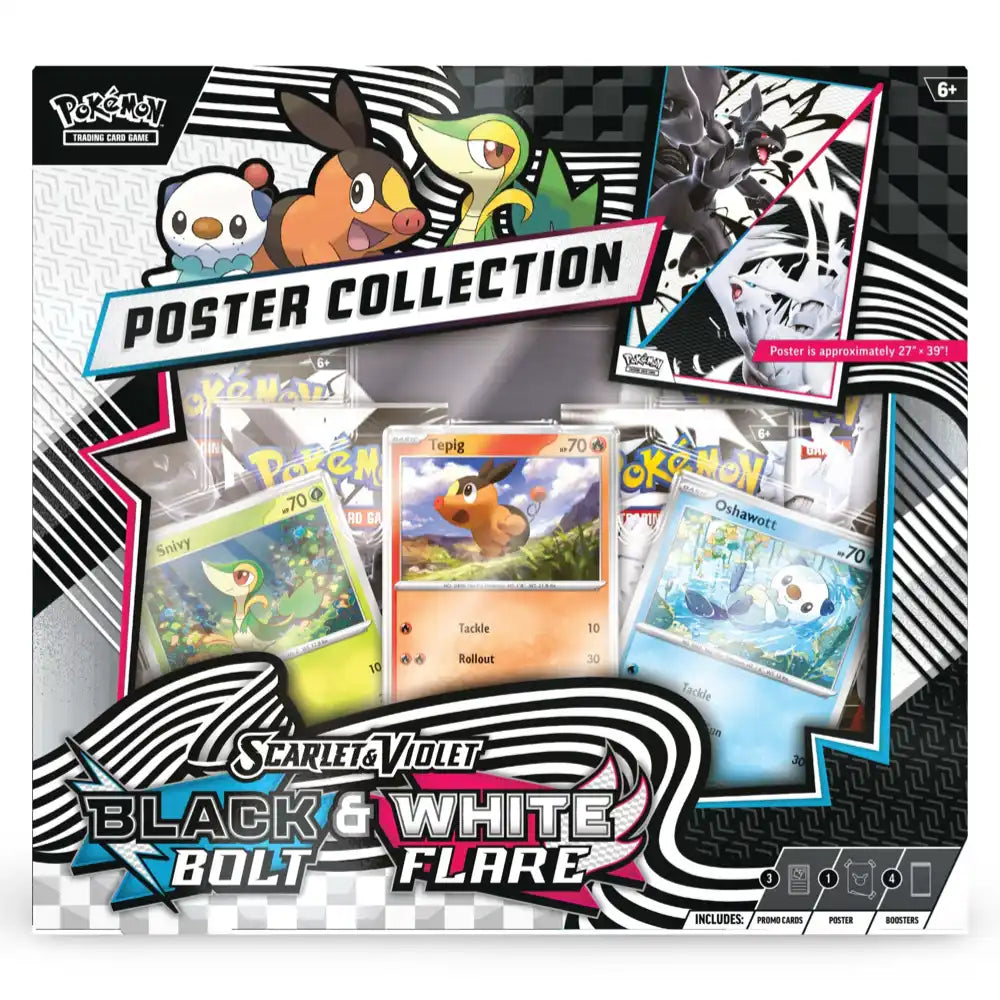 Pokemon Unova Poster Collection Black Bolt & White Flare Box – bei CardsRfun