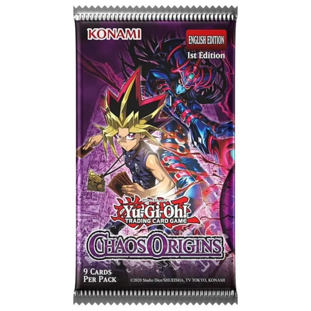 Yu-Gi-Oh! Chaos Origins Booster Pack 1st Edition English Edition – 9 Karten, 1 Foil – bei CardsRfun