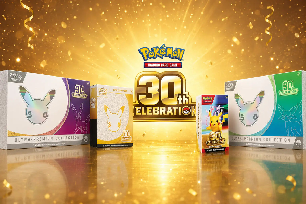 30th Celebration Produkte: alle Sets, Promos & welches für wen