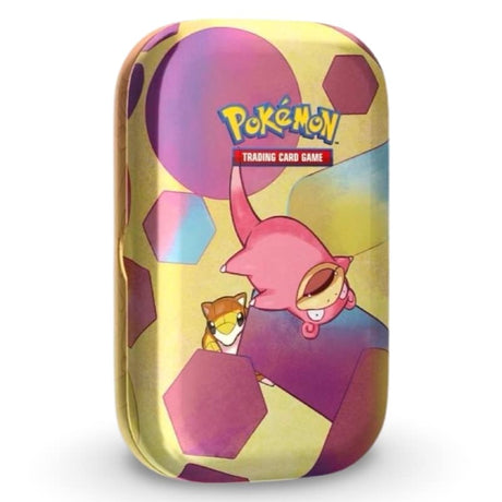 Pokemon 151 Mini Tin Flegmon und Fukano Variante – rosa-goldenes Design