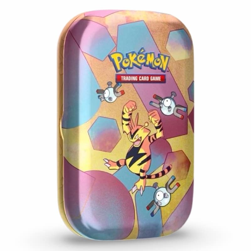 Pokemon 151 Mini Tin Elektek und Magneton Variante – goldenes holografisches Design