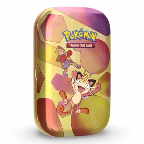 Pokemon 151 Mini Tin Nockchan und Mauzi Variante – gold-pinkes Design