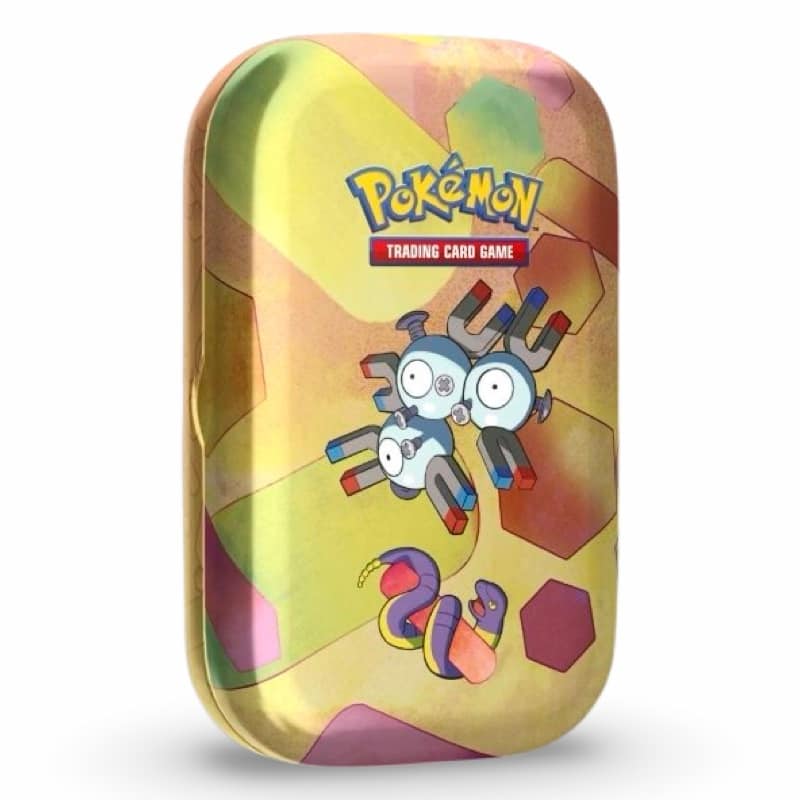 Pokemon 151 Mini Tin Magneton und Rettan Variante – gelbgrünes Design