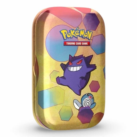 Pokemon 151 Mini Tin Gengar und Quapsel Variante – gold-lila Design