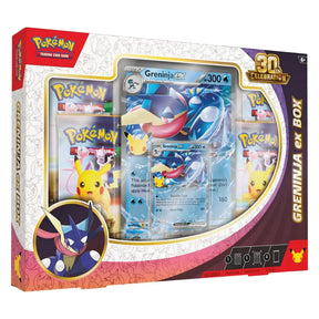 Pokemon 30th Celebration Greninja ex Box – Foil-Promo und Oversize-Karte – bei CardsRfun