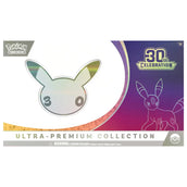 Pokemon 30th Celebration Ultra-Premium Collection Night – Box-Front mit Umbreon-Silhouette – bei CardsRfun
