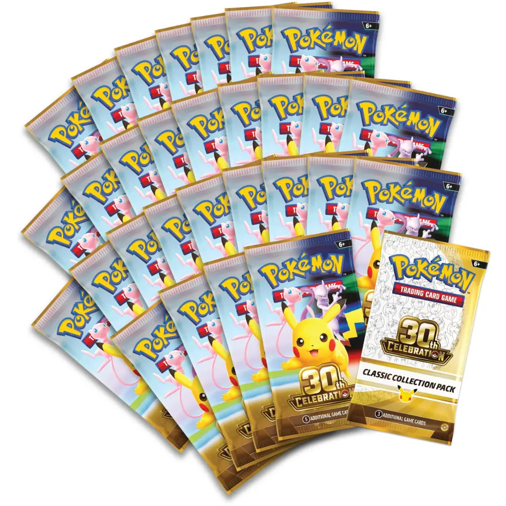 Pokemon 30th Celebration Ultra-Premium Collection – 29 Booster und 1 Classic Collection Pack – bei CardsRfun