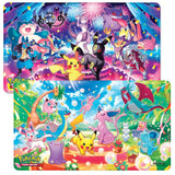 Pokemon 30th Celebration Ultra-Premium Collection – Playmat Day mit Espeon und Night mit Umbreon im Vergleich – bei CardsRfun