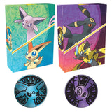 Pokemon 30th Celebration Battle Deck – Espeon ex und Umbreon ex Deckboxen mit Münzen – bei CardsRfun