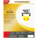 30th Celebration Binder Collection Rückseite mit Inhaltsübersicht – bei CardsRfun