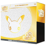 Pokemon 30th Celebration Elite Trainer Box – Box 3D-Ansicht rechts mit Pokeball-Emblem – bei CardsRfun