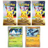 Pokemon 30th Celebration Foil-Promos Alolan Exeggutor MEP 094 und Lucario MEP 095 mit 3 Boostern – bei CardsRfun