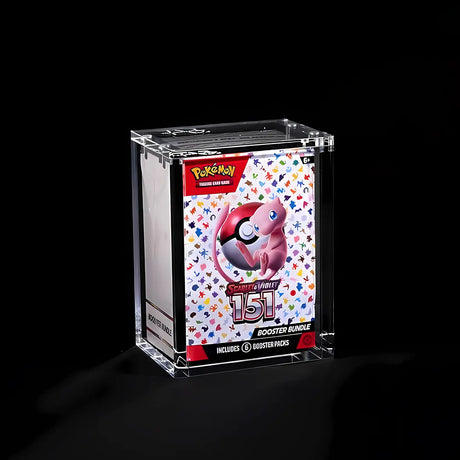 The Acrylic Box - Booster Bundle Pokemon Cardsrfun