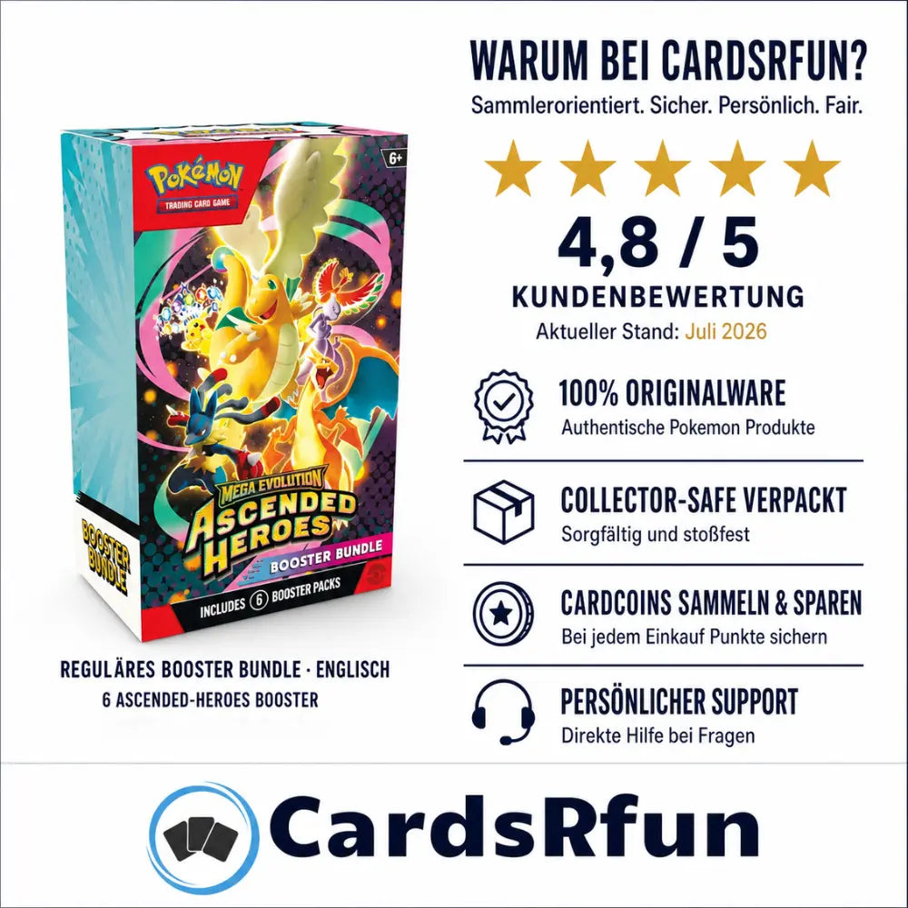 Pokemon Ascended Heroes - Booster Bundle