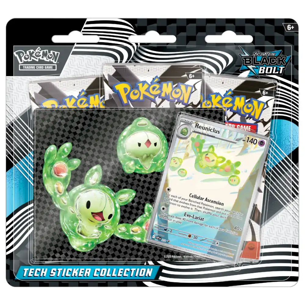 Pokemon Black Bolt Tech Sticker Collection (SV10.5) CardsRfun