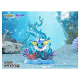 FUNISM Pokemon Aquana Figur – Tiefsee-Korallen-Diorama, blauer Sockel, Adventure! Evoli Series