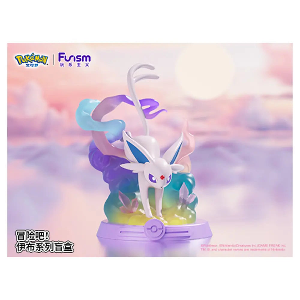 FUNISM Pokemon Psiana Figur – Psycho-Schleier-Diorama, lila Sockel, Adventure! Evoli Series