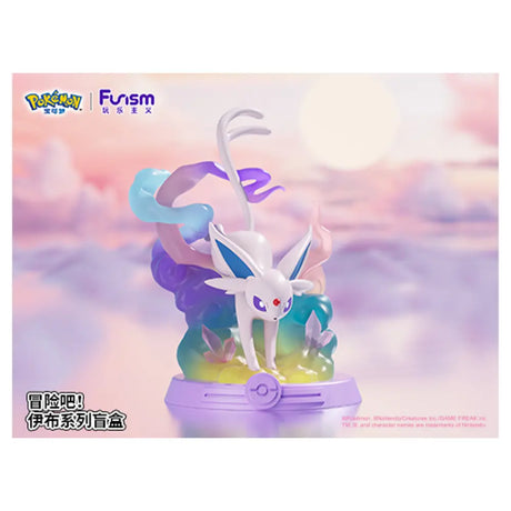 FUNISM Pokemon Psiana Figur – Psycho-Schleier-Diorama, lila Sockel, Adventure! Evoli Series