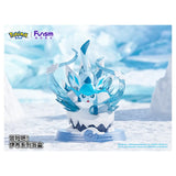 FUNISM Pokemon Glaziola Figur – Eis-Diorama mit Eissplittern, Adventure! Evoli Series
