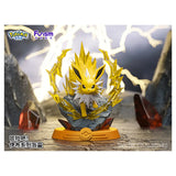 FUNISM Pokemon Blitza Figur – goldener Blitz-Ring-Diorama, gelber Sockel, Adventure! Evoli Series