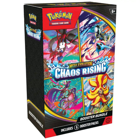 Pokemon Chaos Rising Booster Bundle – 6 Packs Mega Evolution OVP sealed