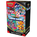 Chaos Rising Booster Rückseite – 10 Karten, 1 Basic Energy, 1 TCG Live Code bestätigt