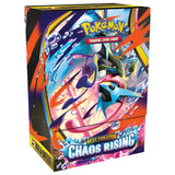 Pokemon Chaos Rising Build & Battle Kit – schraege Frontansicht mit Greninja und Mega Evolution Chaos Rising Branding