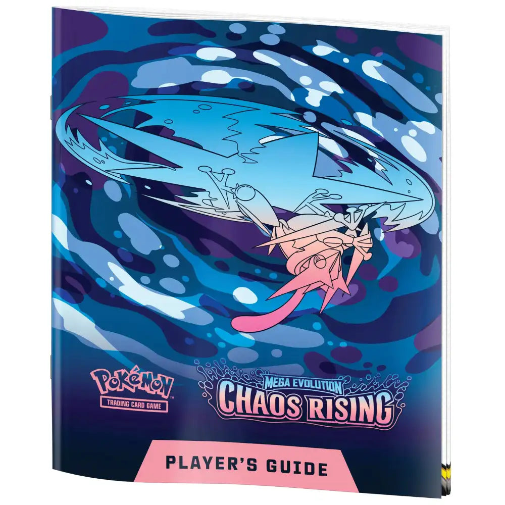 Pokemon Chaos Rising Elite Trainer Box – Players Guide Heft mit Mega Greninja ex Artwork und Chaos Rising Schriftzug
