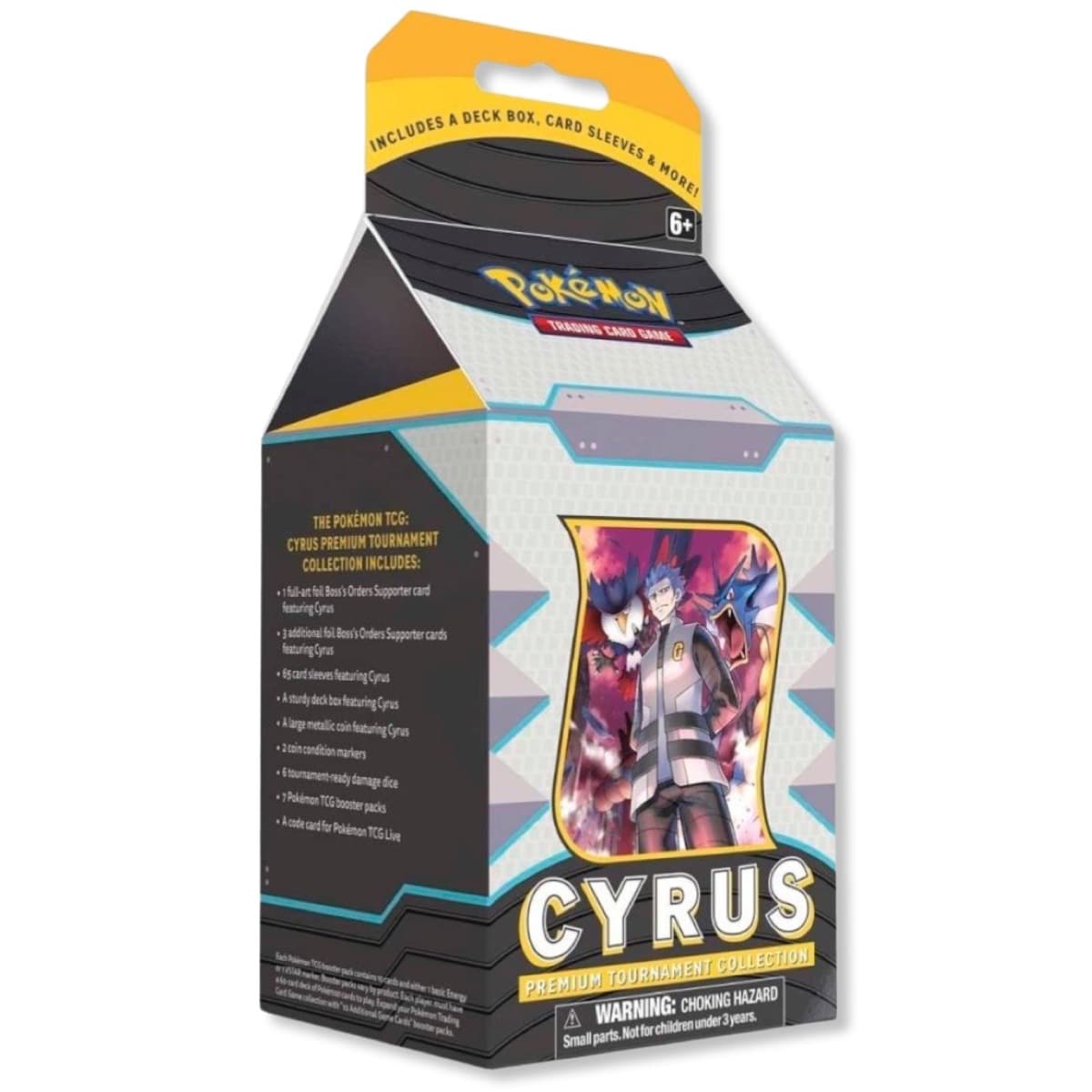 Pokemon Cyrus Premium Tournament Collection – Frontansicht Cyrus-Variante