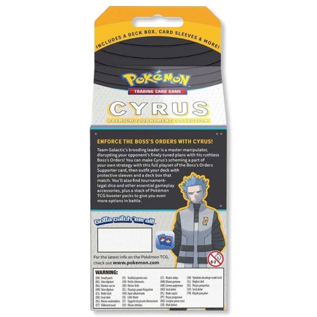 Pokemon Cyrus Premium Tournament Collection – Kartenhüllen und Deckbox