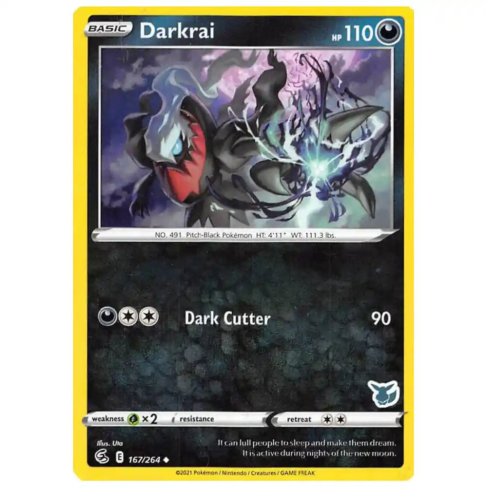 Darkrai - 167/264 (Eevee Stamped) - Battle Academy 2022 (BA22) CardsRfun