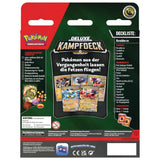 Rückseite des Deluxe Kampfdecks Koraidon ex mit vollständiger Deckliste – bei CardsRfun