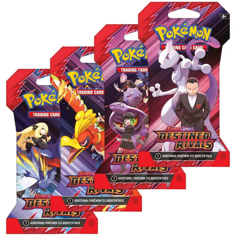 Pokemon Destined Rivals Sleeved Booster Team Rocket Design – bei CardsRfun