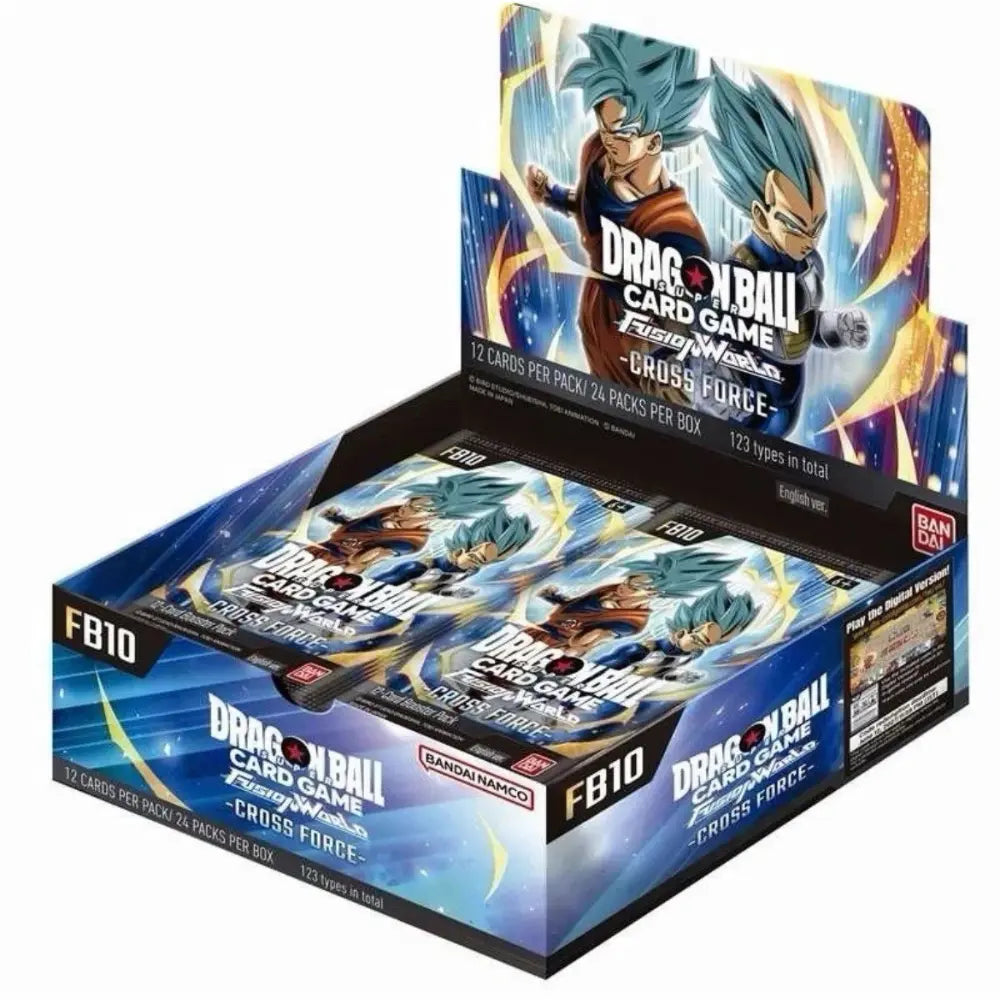 Dragon Ball Super Fusion World FB10 Cross Force Booster Display – 24 Packs EN