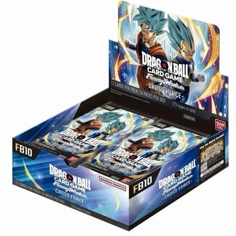Dragon Ball Super Fusion World FB10 Cross Force Booster Display – 24 Packs EN
